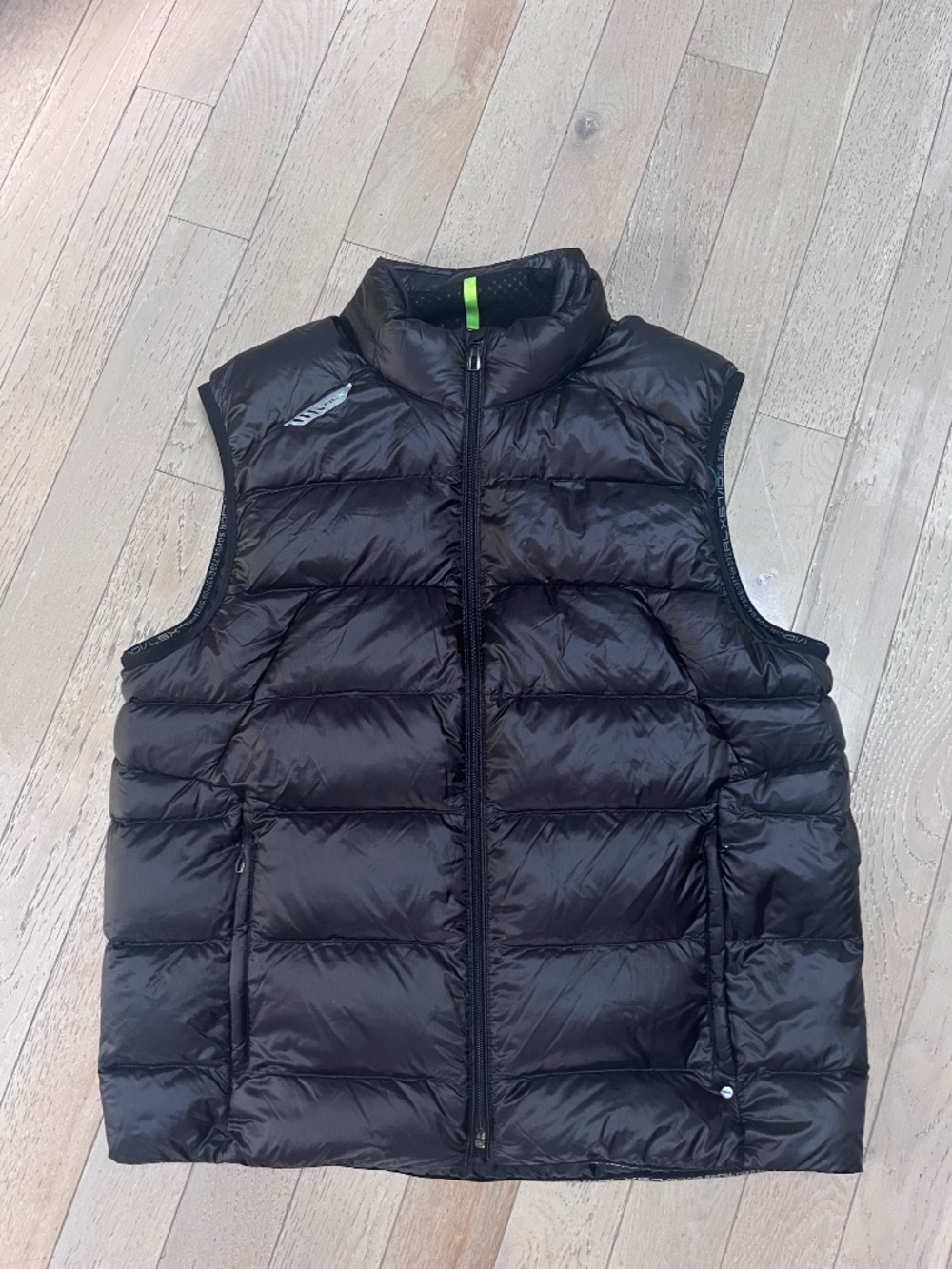 Ralph Lauren RLX Down Puffer Vest Mens L Black Golf  700 fill -  Outdoors